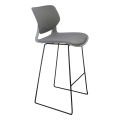 HIGH BACKREST CUSHIONED COUNTER STOOL / CUSHIONED BAR STOOL. 