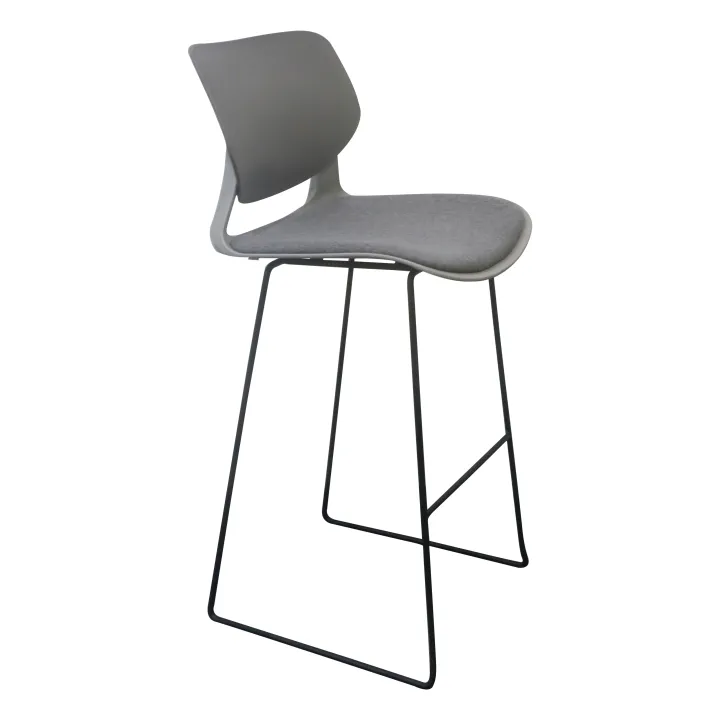 HIGH BACKREST CUSHIONED COUNTER STOOL / CUSHIONED BAR STOOL