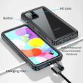 For Samsung S24 S23 Ultra Plus S21 S20 FE IP68 Waterproof Full Sealed Phone Case Shockproof Dustproof Diving Swim Clear Cover. 