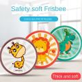 Children's Sports Toys Frisbee Soft Kindergarten Safe Hand Throwing Cute Cartoon Frisbee Toys Parent-child Outdoor Sports. 