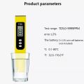 Di-gital LCD Water Testing Pen TDS Water Quality Meter Water Purity PPM Filter Hydroponic Pool Tester Water Quality Measurement Tool. 