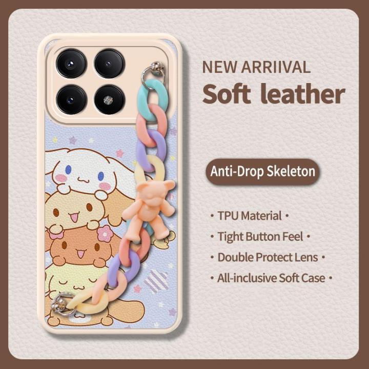 Colorful%20Chain%20Dirt-resistant%20Phone%20Case%20For%20Redmi%20K70E%20Cartoon%20Anti-knock%20Simplicity%20cute%20Anti-knock%20skeleton%20soft%20case%20-%20Image%207
