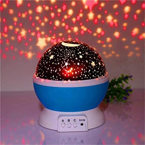 LED Star Master Rotating Night Light Projector Spin Starry Sky