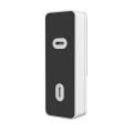 Wireless Video Doorbell 1080P Visual Real-time Intercom Wi-Fi Video Bell PIR Detection Night Vision 2-Way Talk Home Security Camera with 166° Viewing Angle Smart Door Bell Supports Cloud Storage. 