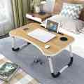 Foldable Laptop Desk Cup Holder Table. 