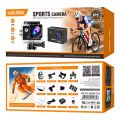 Mini Action Camera HD 4K Digital Cameras Screen Waterproof Recording Cam Sports Camera for Riding Record Diving Outdoor Sports. 