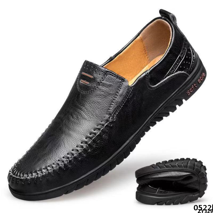 Shoes for Lazy Dad, Casual British New Edition Men's Shoes, Versatile Fashion Shoes, Business Driving, Korean Leather Shoes, Formal Work Wear