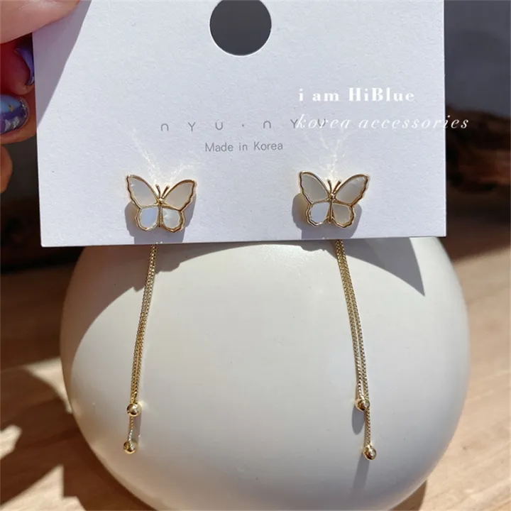 Butterfly%20Drop%20Earrings%20For%20Women%20Jewelry%20Modern%20Party%20Wedding%20Bridal%20Accessories%20Dangle%20Earrings%20-%20Image%204
