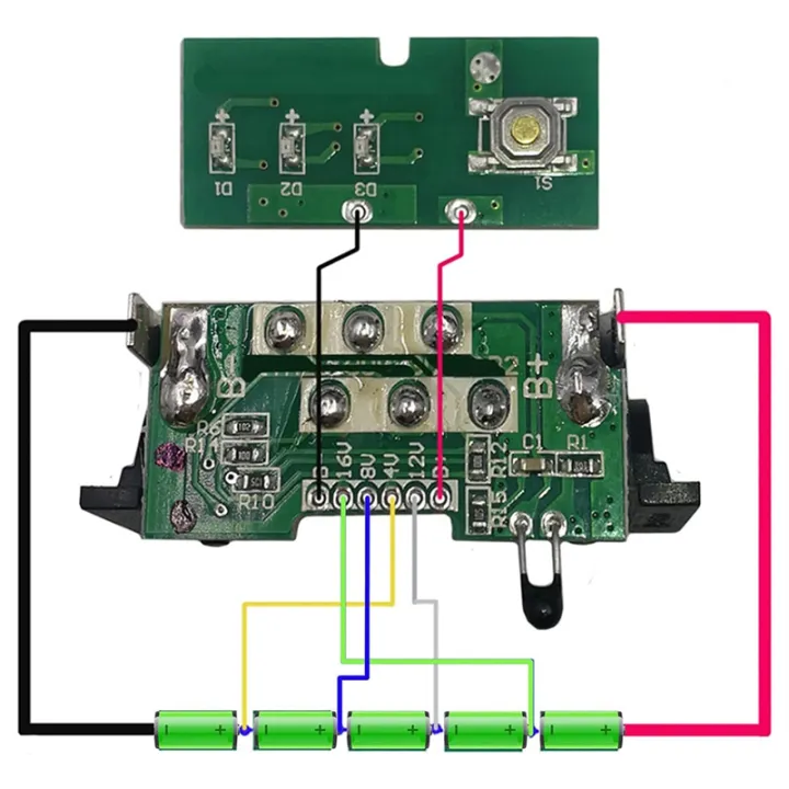 20V%205Cell%2018650%20Battery%20Plastic%20Case%20Parts%20Replacement%20for%2020V%20Max%20Compact%20Battery%20DCB201%20Easy%20Install%20-%20Image%203