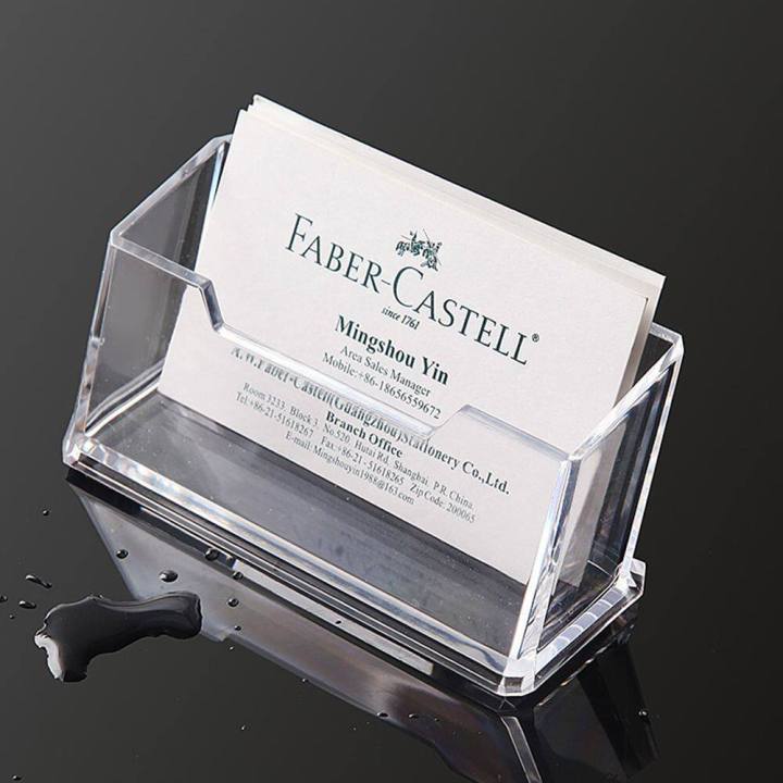 USECOAT Transparent Simple Acrylic Storage Rack Card Holder Table ...