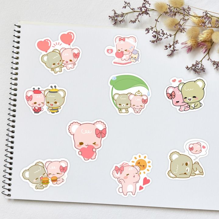 20/40/60pcs%20Sugar%20Cubs%20Stickers%20Cute%20Bears%20Lovely%20Couple%20Stickers%20for%20Laptop%20Scrapbook%20Journal%20Kids%20Girls%20Boys%20Stickers%20-%20Image%206