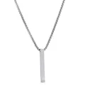 Sunny Men Necklace Stainless Steel Solid Color Chain, a Lightweight Male Pendant Gift. 