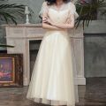 Wedding Champagne Bridesmaid Dress 2024 New Summer Fairy Niche Senior Sisters Group Dress Daily Style. 