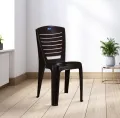 Nilkamal Opal Armless Chair - Rose Wood. 