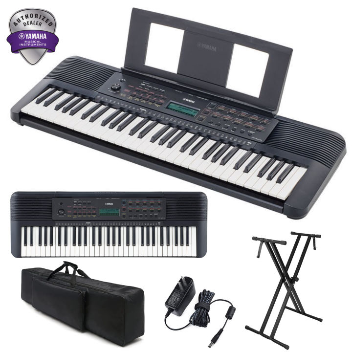 Yamaha PSR-E283 61-Key Portable Keyboard with Power Adapter, Padded Bag, Stand 1 year warranty yamaha PSR E283 organ Electronic Keyboard musical instrument  PSR E 273