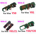 For Vivo Y85 Z1 Z1i Y50 Y81 Y30 Y30G Y20 Y12 Y15 Y75 Y79 Y81S Y93 Y97 S A USB Charger Charging Port Ribbon Flex Cable. 