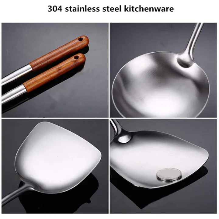304%20Stainless%20Steel%20Frying%20Spoon%20With%20Rosewood%20Handle%20and%20Extended%20Chef%20Special%20Frying%20Spoon%20-%20Image%209