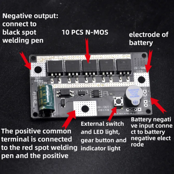 10%20MOSFET%20Portable%2012V%20DIY%20Lead-Acid%20Spot%20Welder%20Kit%20Control%20Board%2018650%20Spot%20Welding%20Module%20-%20Image%203