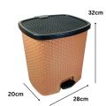 Premium Plastic Pedal Dustbin For Room Home/Office/Kitchen/Bedroom Foot Pedal Bin. 