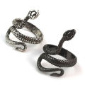 Stereoscopic Retro Punk Snake Ring Party Snake Opening Adjustable Ring Jewelry Yao Store. 