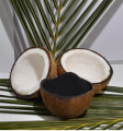 Activated coconut shell charcoal powder. 