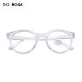 OQ BOGA 5 Colors Fashion Unisex Anti Blue Light Plastic Oval Frame Kids Computer Glasses Boys Girls Eye Protection Radiation Protection Full Rim Eyewear. 