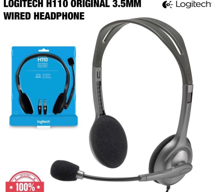Logitech%20H110%203.5mm%20Wired%20Headphone%20-%20Image%202