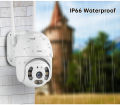 4MP Full HD PTZ WiFi Camera H.265 Auto Tracking-Wireless IP Camera 4x Digital Zoom AI human Detection Dual Light Source. WS. 