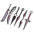 Japanese Naruto Anime Figure Peripheral Props Ninja Alloy Kunai Toy Bitterless Zabuza Flying Thunder God Boy Gift Action Figures. 