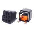 UK Travel Plug Adapter Type G With Fuse Multi-type Conversion Outlet Socket To Singapore Malaysia Power Converter 13A 250V Home Charing Plug 1pcs. 