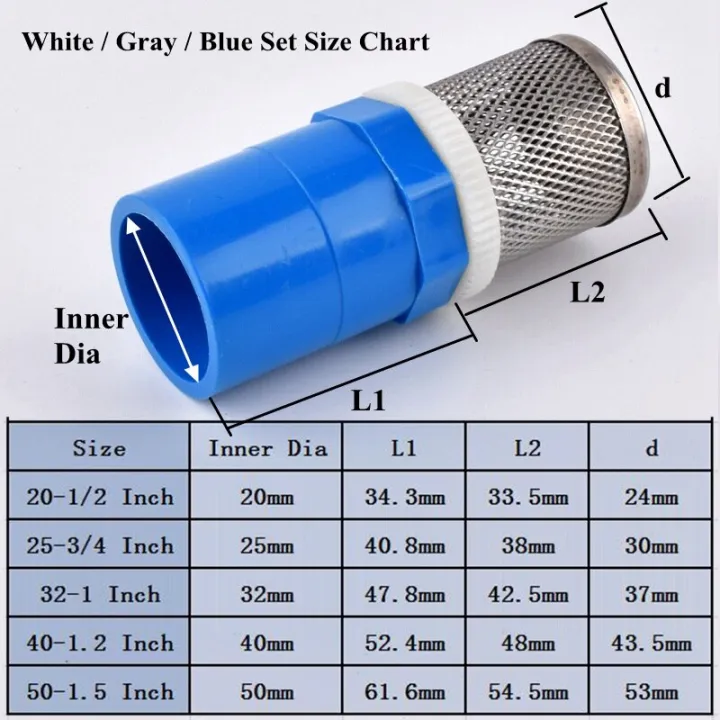 20~50mm%20304%20Stainless%20Filter%20+%20PVC/UPVC%20Set%20Aquarium%20Water%20Pump%20Inlet%20Filter%20Garden%20-%20Image%207