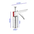 Hand Press Murukku Maker/Idiyappam maker/Noodles/Cookies Stainless Steel Kitchen Press with 15 Different Types of Jalies. 