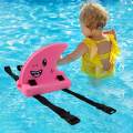 Swimming Back Floats, Swimming Shark Fin, Cute Float Device EVA Swim Training Belt Pink. 
