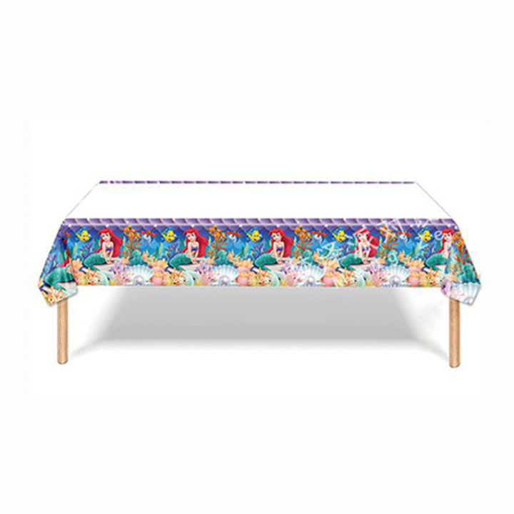 The%20Little%20Mermaid%20Princess%20Birthday%20Party%20Paper%20Cup%20Plate%20Tablecloth%20Balloon%20Banner%20Backdrop%20Decoration%20-%20Image%202