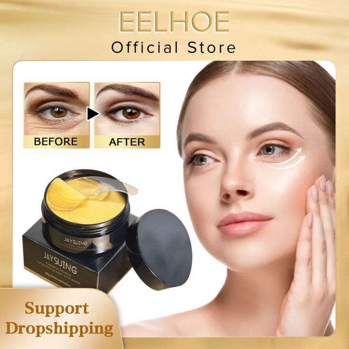 Collagen Gold Eye Mask Remove Dark Circle Anti Aging Puffiness Eye Bag Removal Fade Wrinkle Fine Line Moisturizing Eye Patches