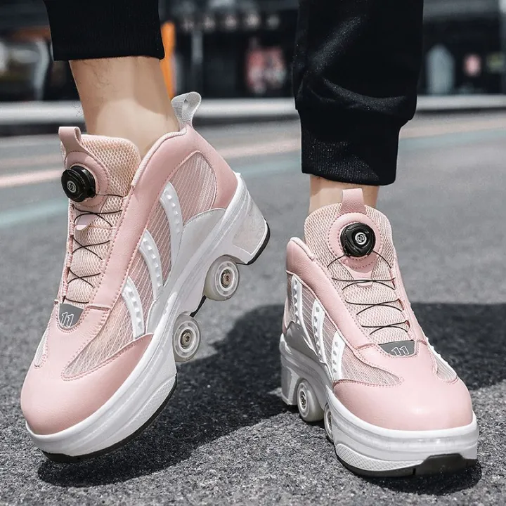 Internet%20Celebrity%20Skate%20Shoes%20Four-Wheel%20Heelys%20Male%20and%20Female%20Student%20Version%20Wheel%20Retractable%20the%20Skating%20Shoes%20Children%20Pulley%20Shoelace%20Wheel%20-%20Image%205