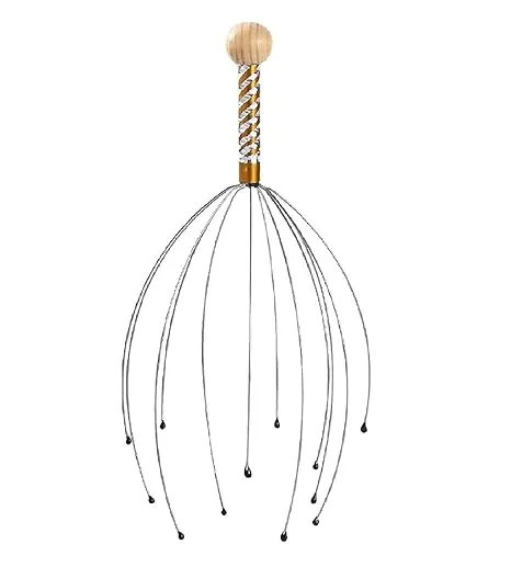 FORIOX Scalp Massage Machine Head Massager Scalp Scratcher 12 Fingers Head Scratcher For Body Relaxing Hair, Head Massage