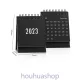 2023 Morandi Standing Calendar Simple Aesthetic Desk Calendar Daily Table Planner Yearly Agenda Organizer. 