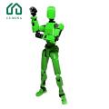 Lumina Poseable Robot Ornament Multi-jointed Robot Dog Action Figure Movable 3d Printed Model for Kids Adults Perfect Gift Robot Doll Decoration. 