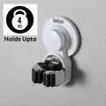 BROOM / MOP HOLDER SINGLE - BATHLUX  WHITE COLOR. 