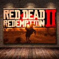 Game Poster Red Dead Redemption 2 Canvas Wall Art Print Painting Wallpaper Decorative Wall Picture for Living Room Home Decor. 