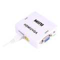 Mini Hdmi 2 Vga Conventor Blue Box. 