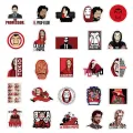 20/40/60 pcs of Money Heist Stickers TV Series Stickers for laptop skateboards. 