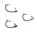 Guitar Patch Cable for Guitar Pedal Board, Guitar Pedals 1/4" inch TS Right Angle Guitar Patch Cable Flexible Patch Cords for Guitar Pedals. 