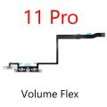 ON OFF Power Side Button Flex Cable With Flash Light For iPhone 11 11 pro 11 pro max Replacement Parts. 