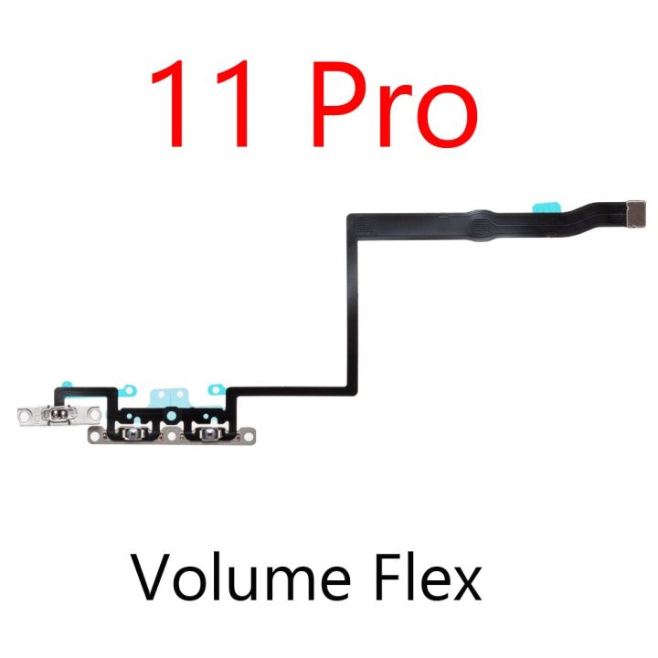 ON OFF Power Side Button Flex Cable With Flash Light For iPhone 11 11 pro 11 pro max Replacement Parts