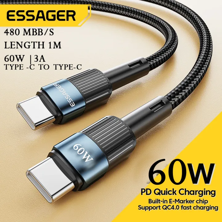 ESSAGER%2060W%20-%20TYPE-C%20TO%20TYPE-C%20PD%20CABLE%20-%20ORRIGINAL%20GENUINE%20CABLE%20-%20480MBBS/S%20-%20QUICK%20CHARGE%204.0%20-%20Image%204