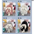 Ancient Japanese Style Back ulzzangins Cute Rabbit Cute Backpack Doll South Korea Schoolbag Cute Girl Girls Student _﹁. 