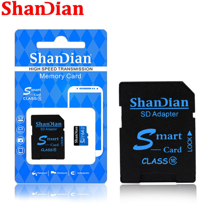 SHANDIAN%20Smart%20SD%20Card%2032GB%20High%20Speed%20Class%2010%2016GB/64GB%20Real%20Capacity%20128GB%20Mini%20SD%20Memory%20Card%20TF%20Card%20for%20Smartphone%20-%20Image%205