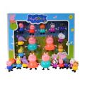 Peppa Pig Family 4/11 Pack Figures Set - Happy Pig Cartoon Figures. 